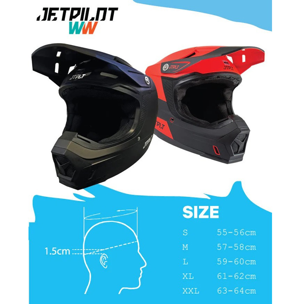 Jetpilot Vault watersport helm zwart/rood 7