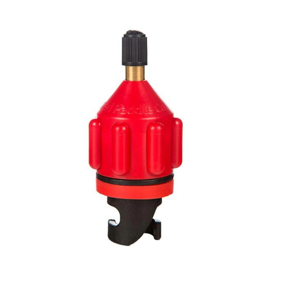 red paddle Schrader Valve Adaptor 1