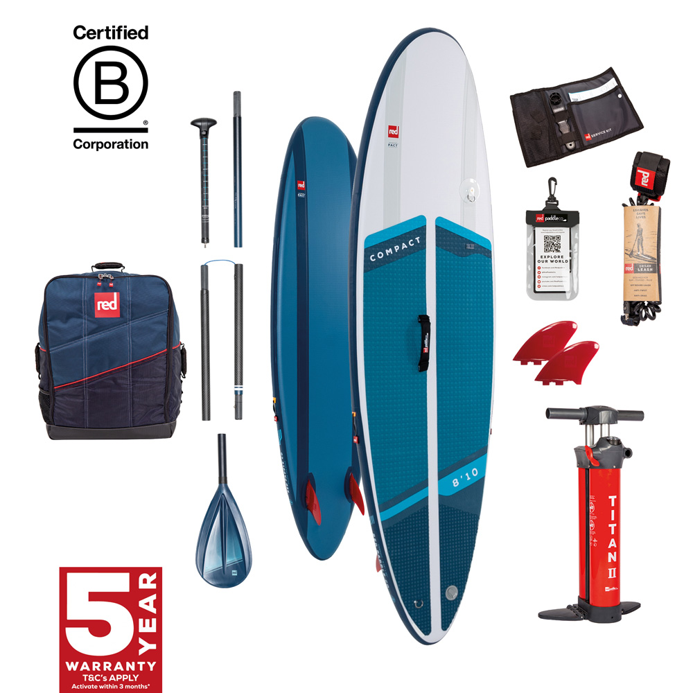 red paddle Compact 8.10 opblaasbare sup blauw voordeelpakket 1