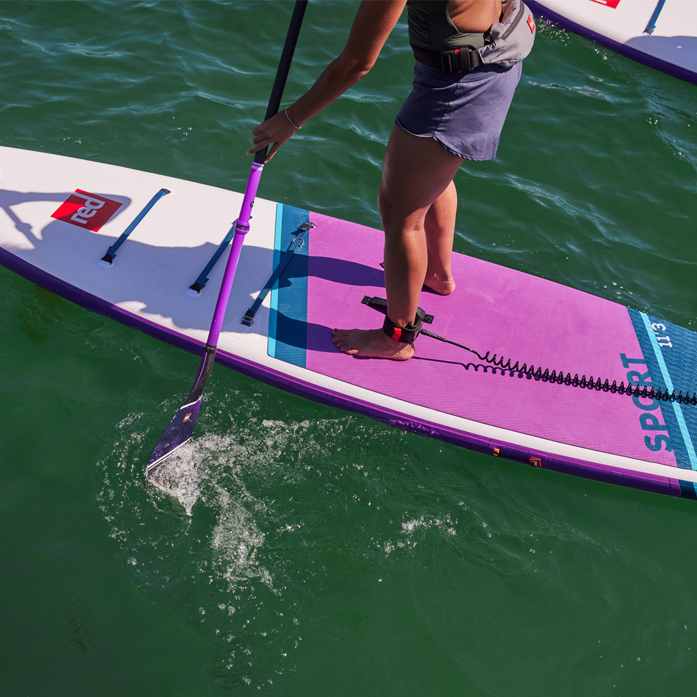 red paddle Hybrid Carbon paars sup peddel verstelbaar 2