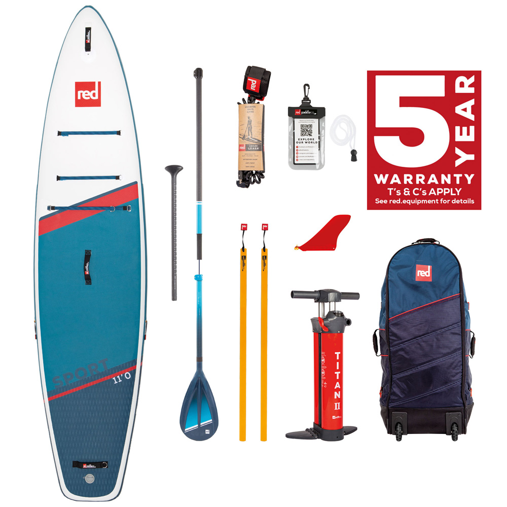 red paddle Sport HT 11.0 opblaasbare sup voordeelpakket 1