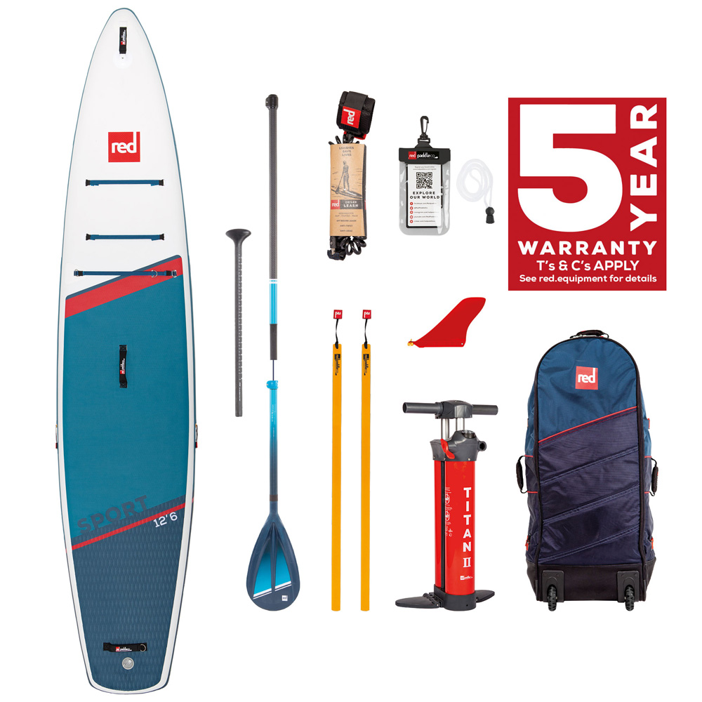 red paddle Sport HT 12.6 opblaasbare sup voordeelpakket 1