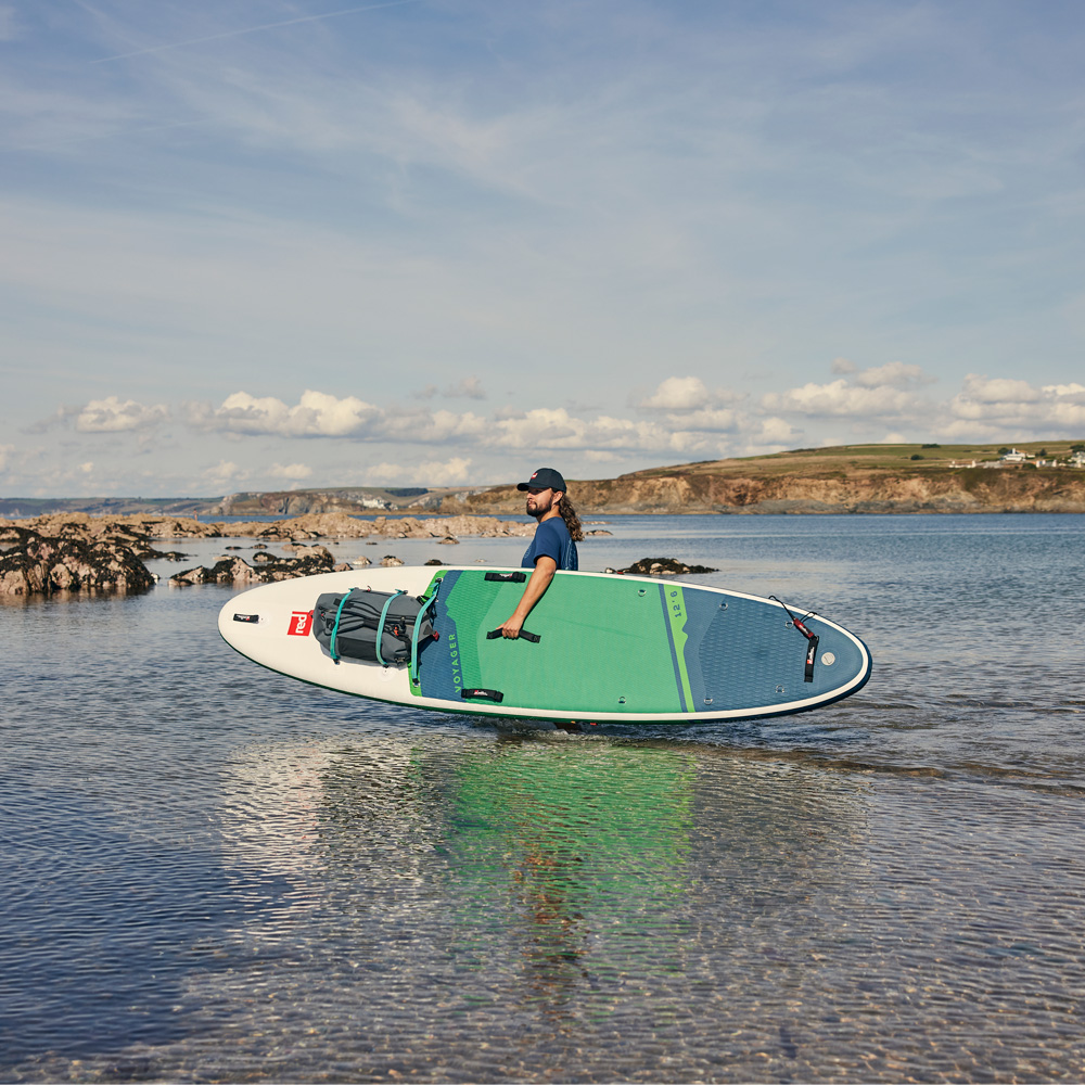 red paddle Voyager HT 12.6 opblaasbare sup groen voordeelpakket 5