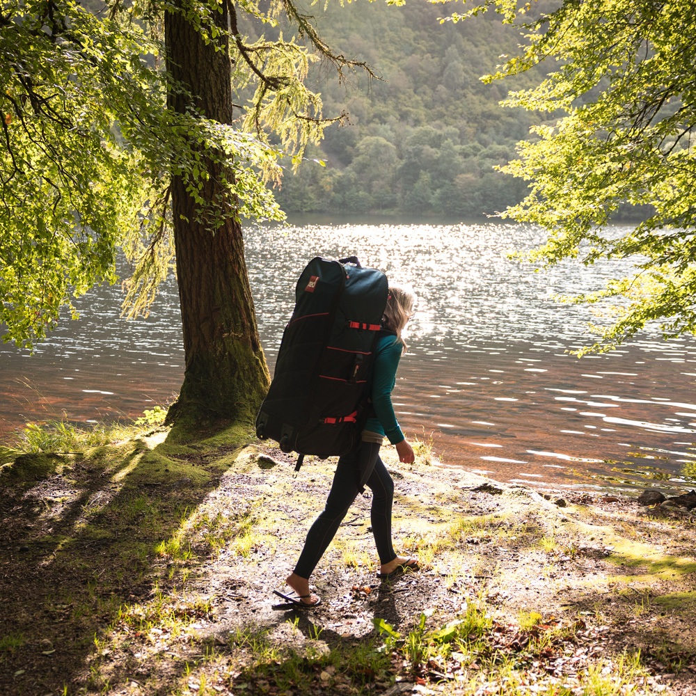 red paddle Voyager HT 13.2 opblaasbare sup groen voordeelpakket 4