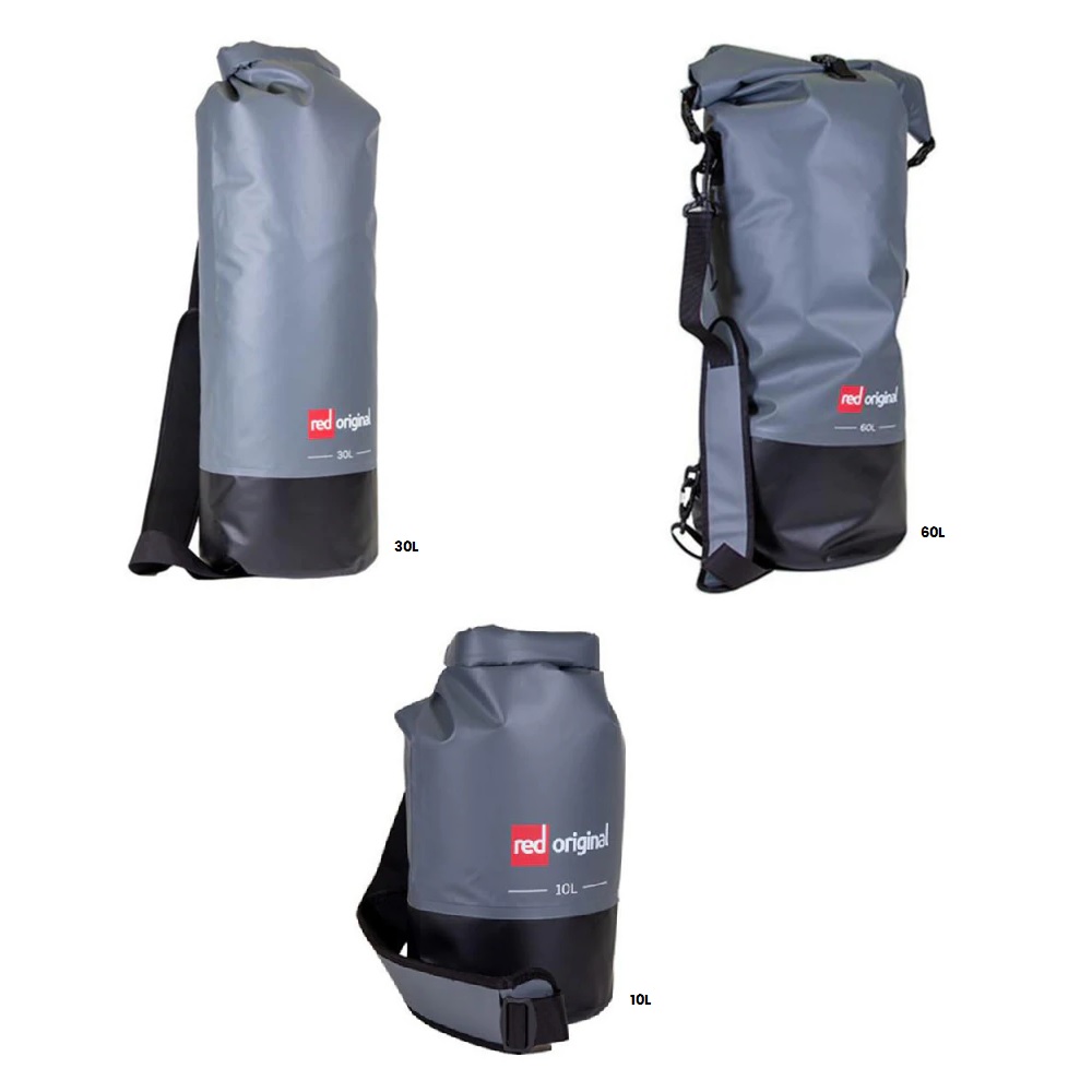 red paddle Roll Top dry bag 30L grijs 1