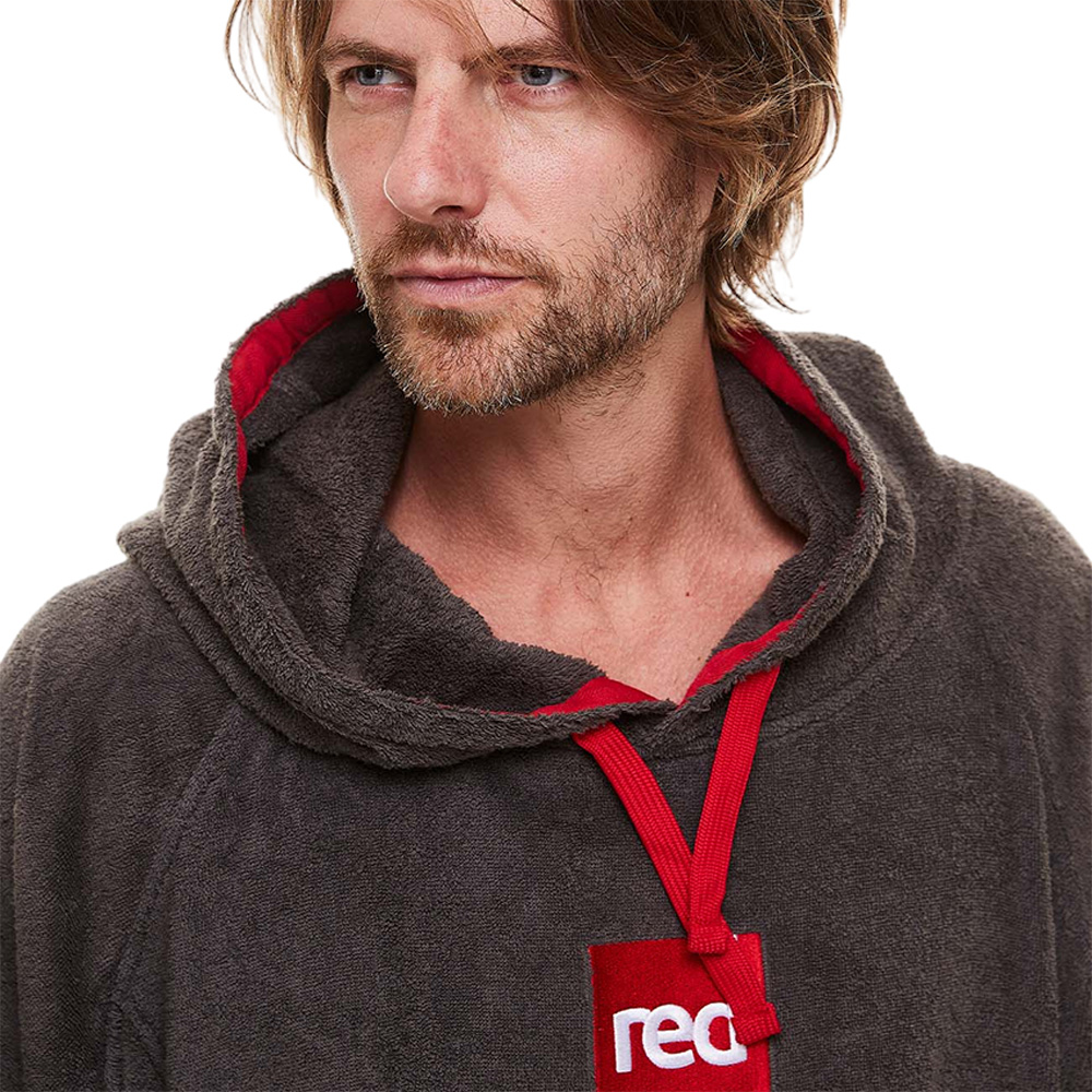 red paddle Luxury omkleedponcho grijs 3