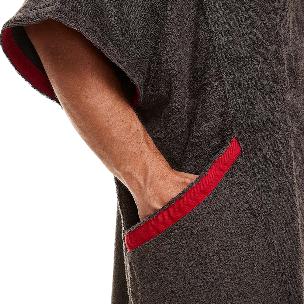 red paddle Luxury omkleedponcho grijs 4