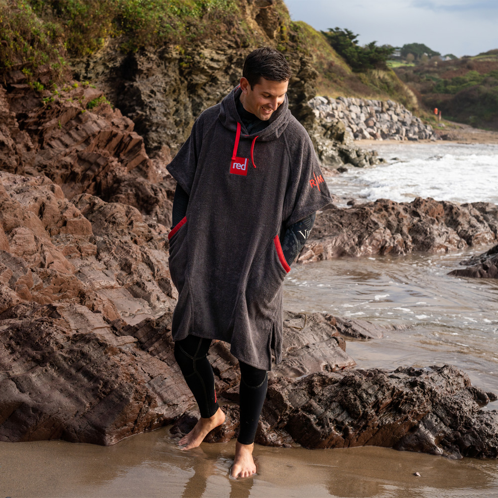 red paddle Luxury omkleedponcho grijs 6