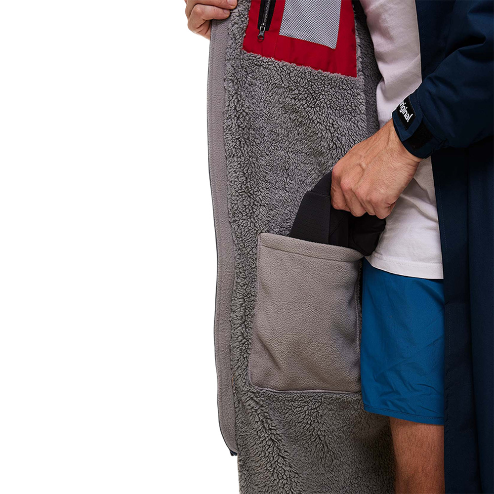 red paddle Pro Change Jacket poncho lange mouwen navy 4