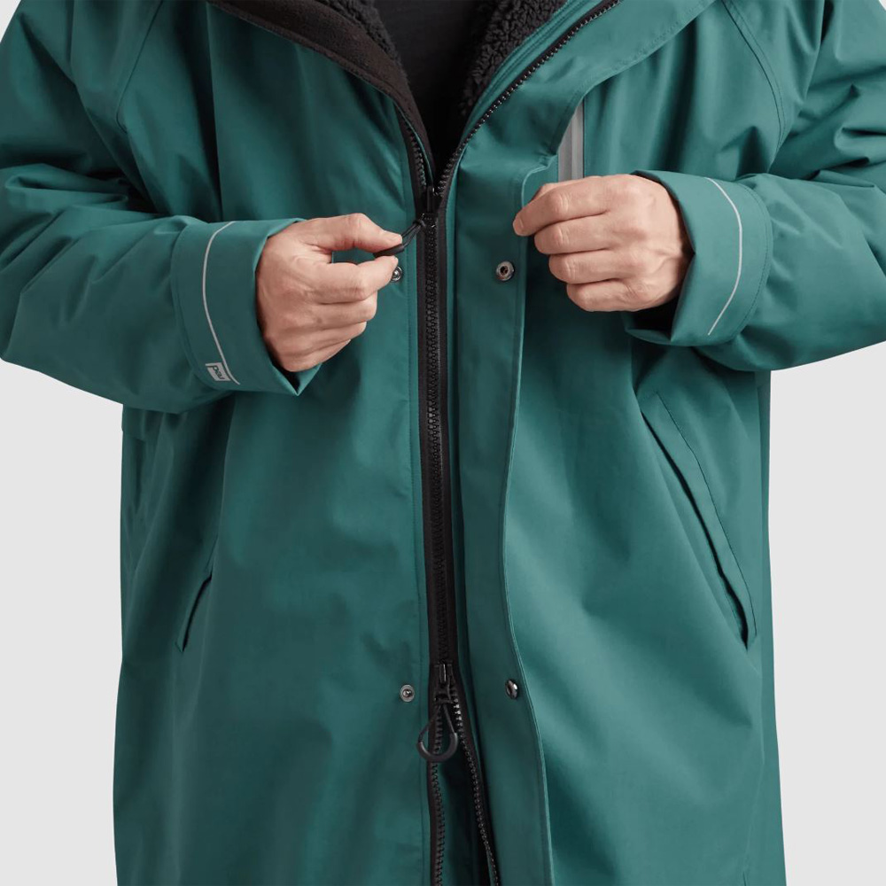 red paddle Pro Change robe teal 10