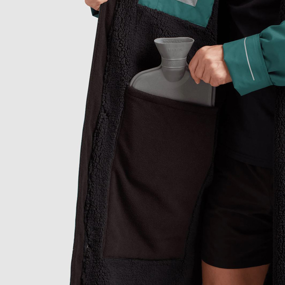 red paddle Pro Change robe teal 11