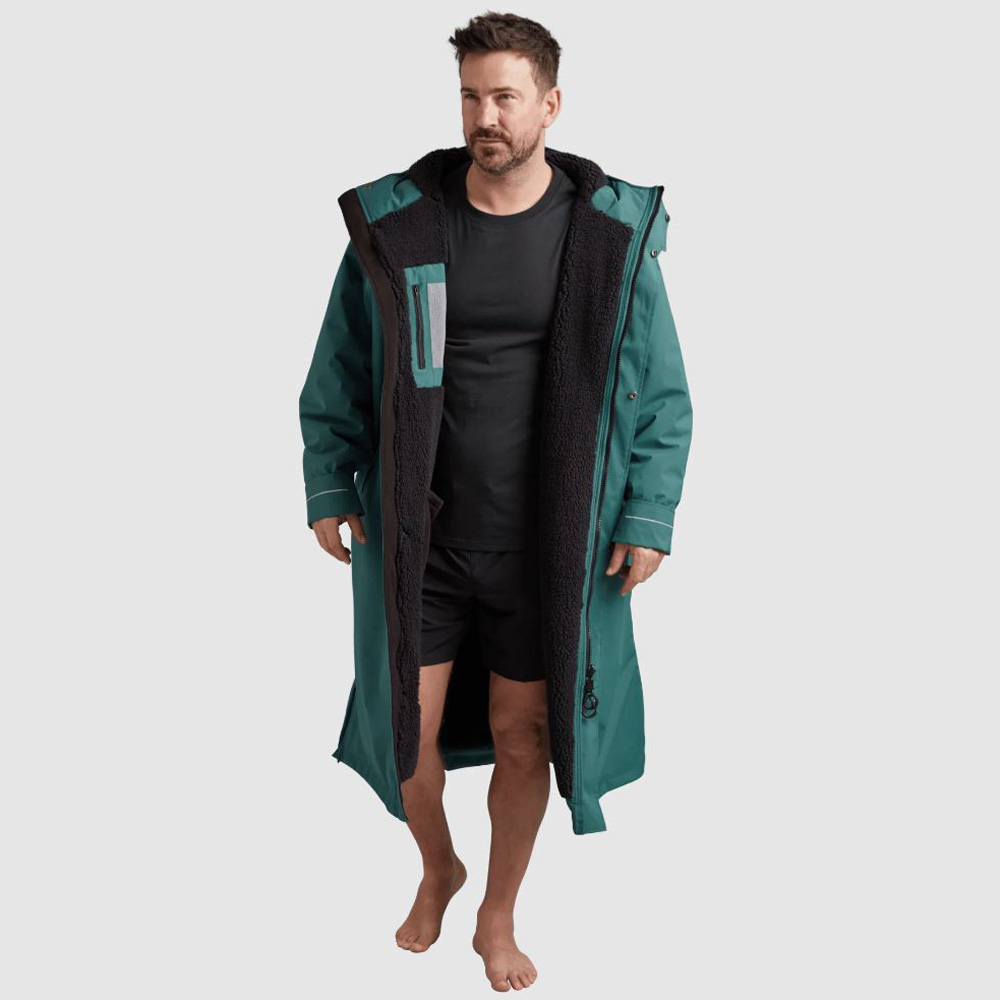 red paddle Pro Change robe teal 2