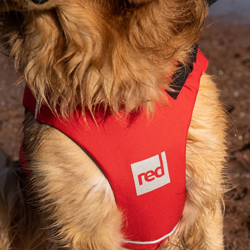 red paddle honden zwemvest rood 3