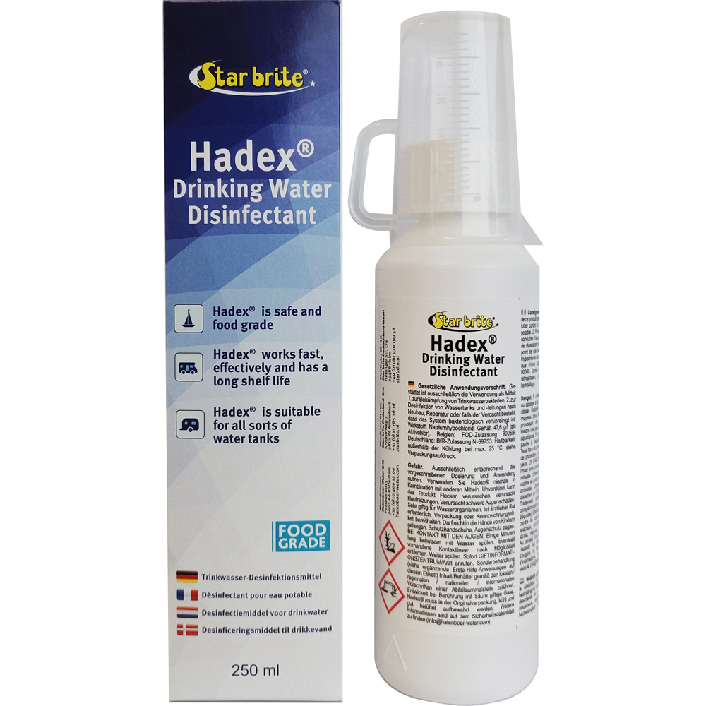 Starbrite hadex drinkwater desinfectant 250 ml 1