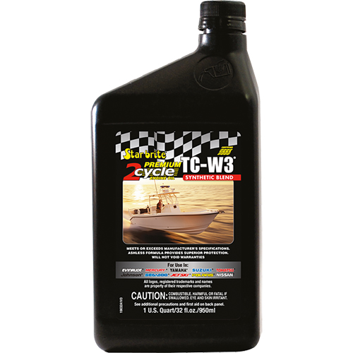 Starbrite premium 2 takt motorolie tc w3 950 ml foto 1