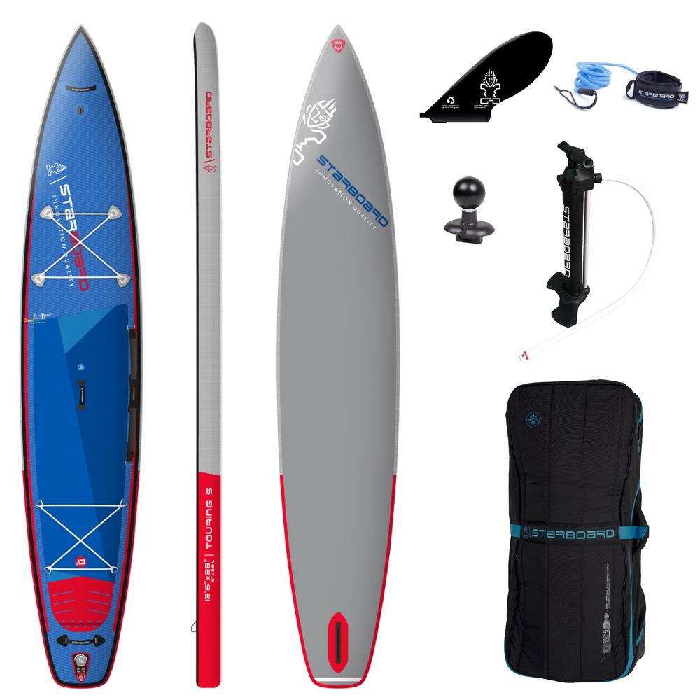 Starboard inflatable sup 12.6 touring s deluxe single chamber voordeelpakket 1