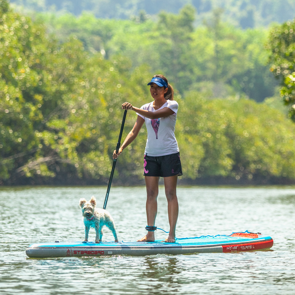 Starboard inflatable sup 12.6 touring s deluxe single chamber voordeelpakket 3