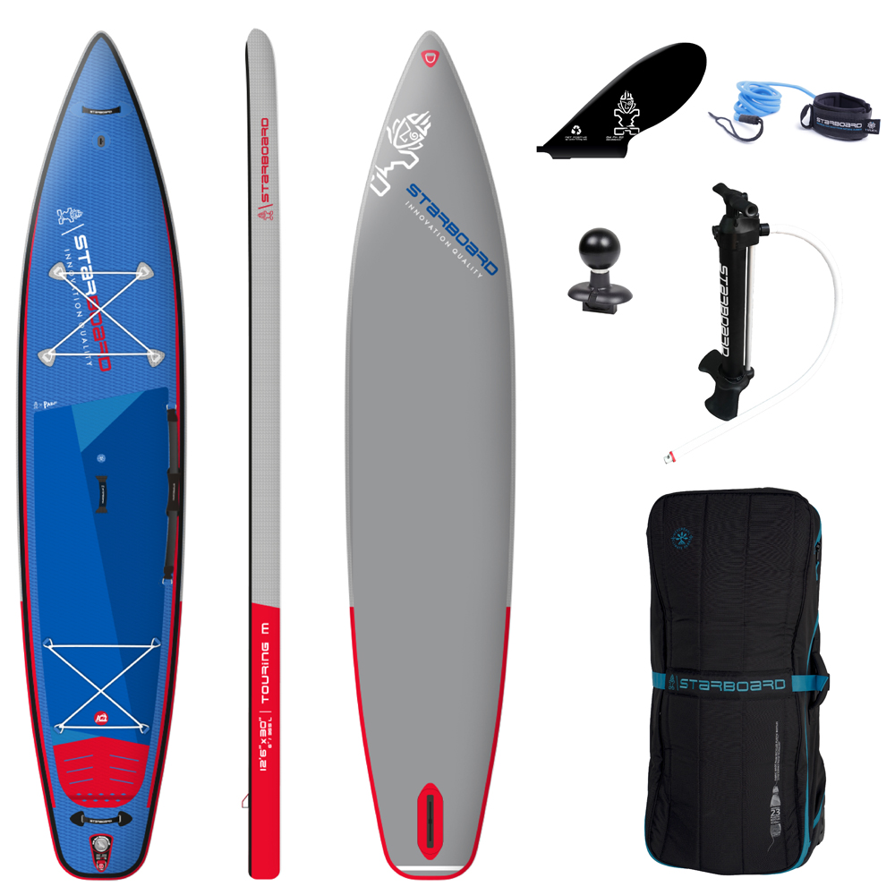 inflatable sup 12.6 touring m deluxe single chamber voordeelpakket