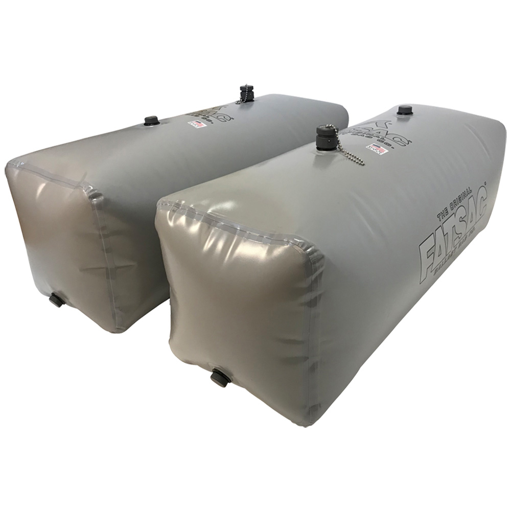 Fatsac V-Drive ballast sac (set) 800lbs/362kg grijs 2