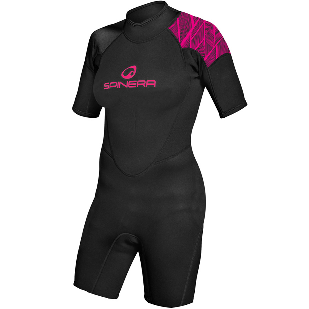 shorty wetsuit dames 2/2 roze
