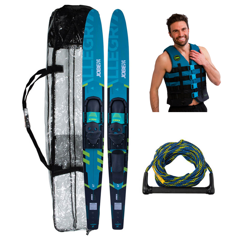 Jobe Allegre combo Waterski 67 inch pakket teal deluxe 1