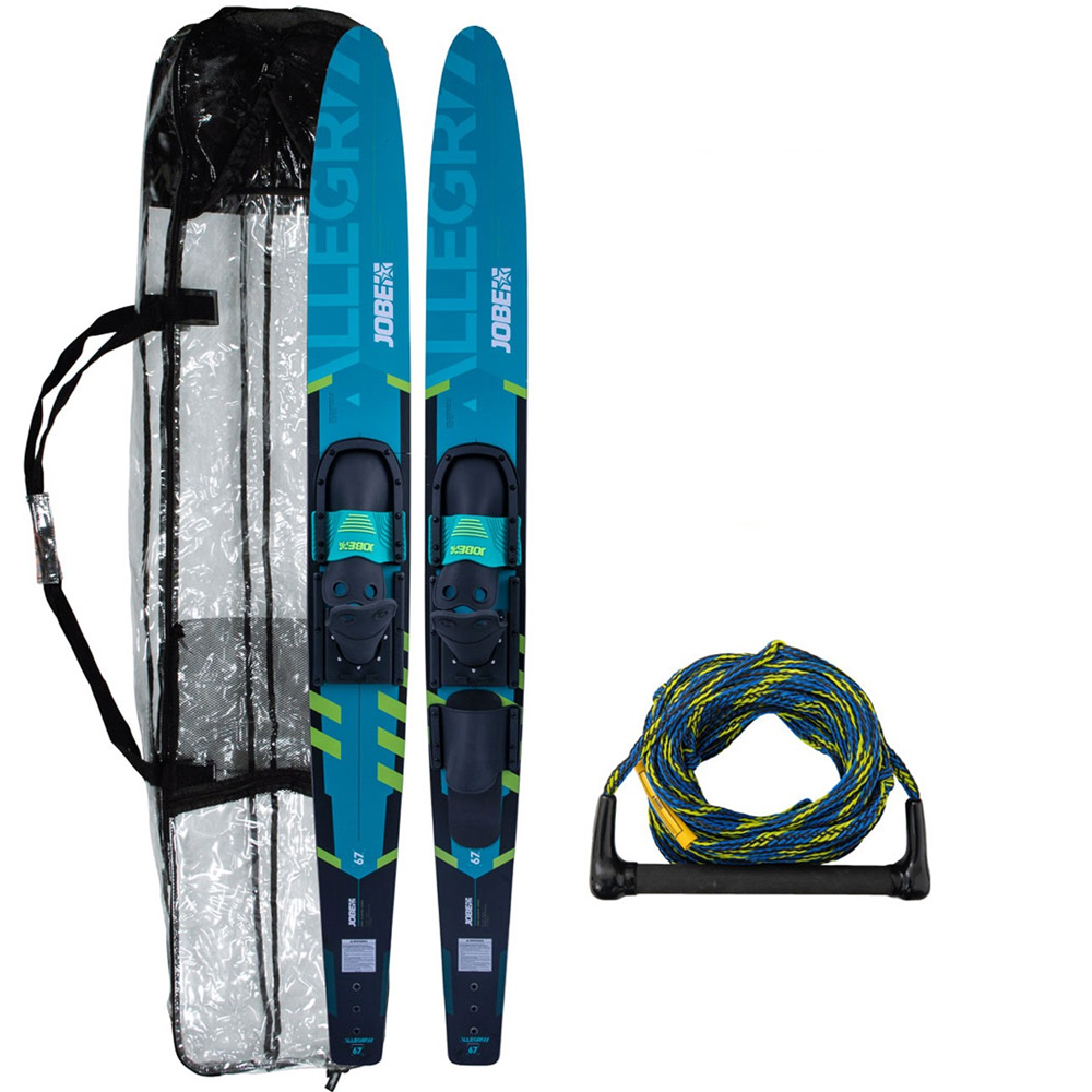 Jobe Allegre Combo waterski pakket teal 67 inch met waterski lijn en tas 1