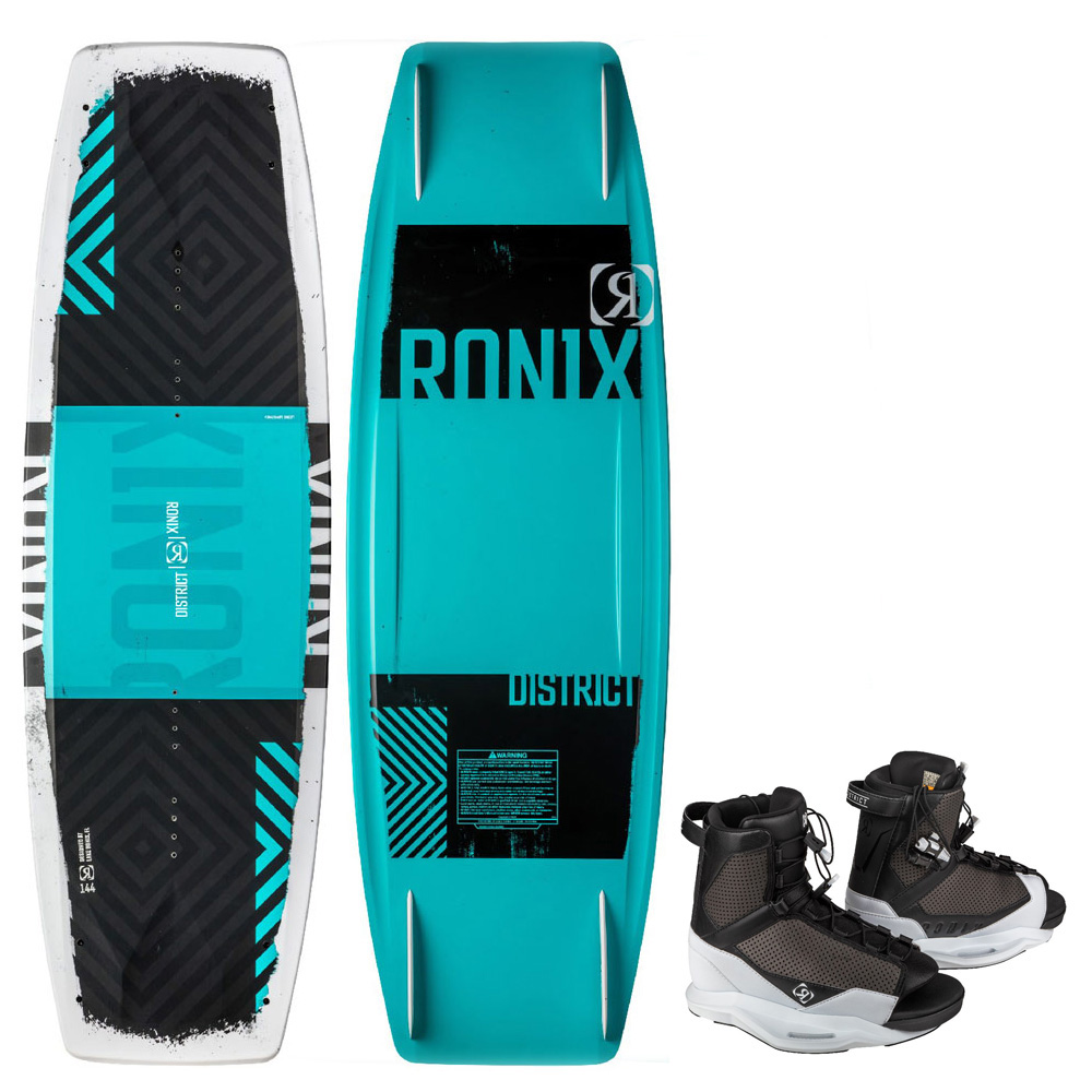 Ronix District modello 138 cm wakeboardset met District wakeboardbindingen 1