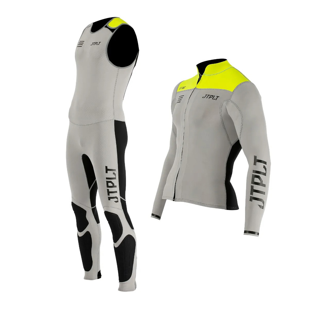 RX Vault long john en jacket heren grijs/geel