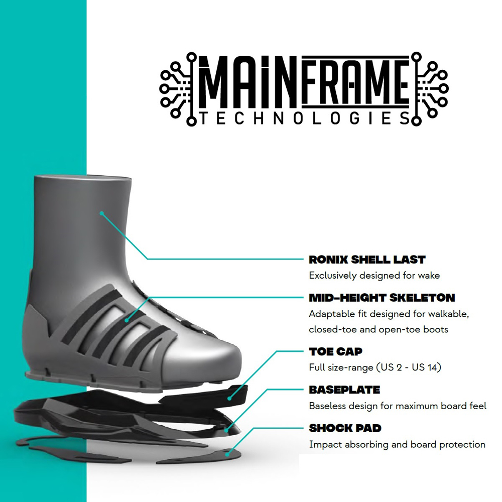 Ronix Parks wakeboard set 140 cm met Parks bindingen 8