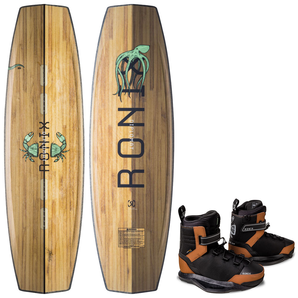 Diplomat wakeboardset 143 cm met Diplomat bindingen