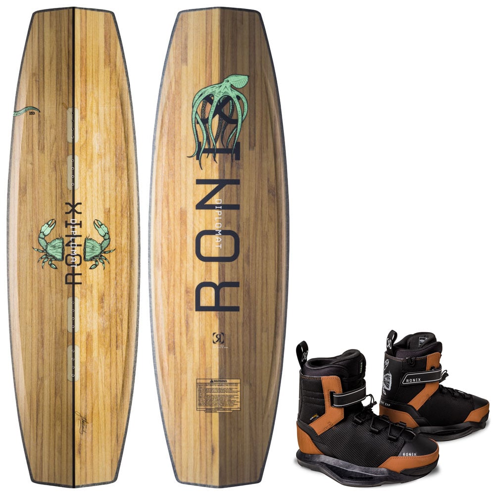 Diplomat wakeboardset 153 cm met Diplomat bindingen