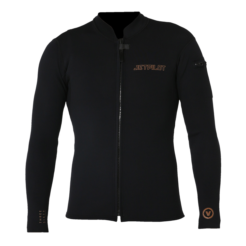 Venture neopreen jacket zwart