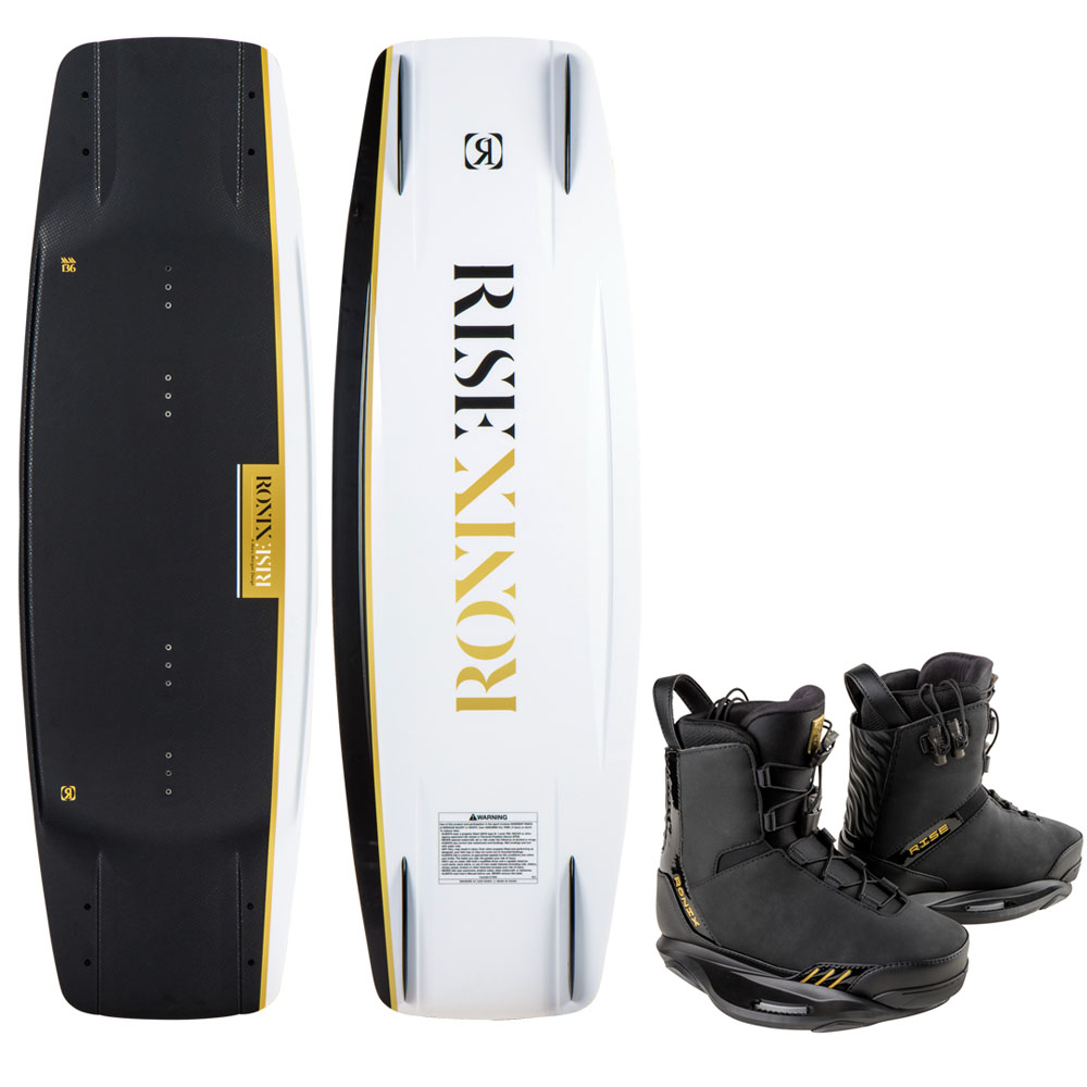Ronix Rise wakeboardset 132 cm dames met Rise bindingen 1