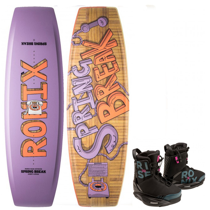 Ronix Spring Break wakeboard set 143 cm met Rise bindingen foto 1