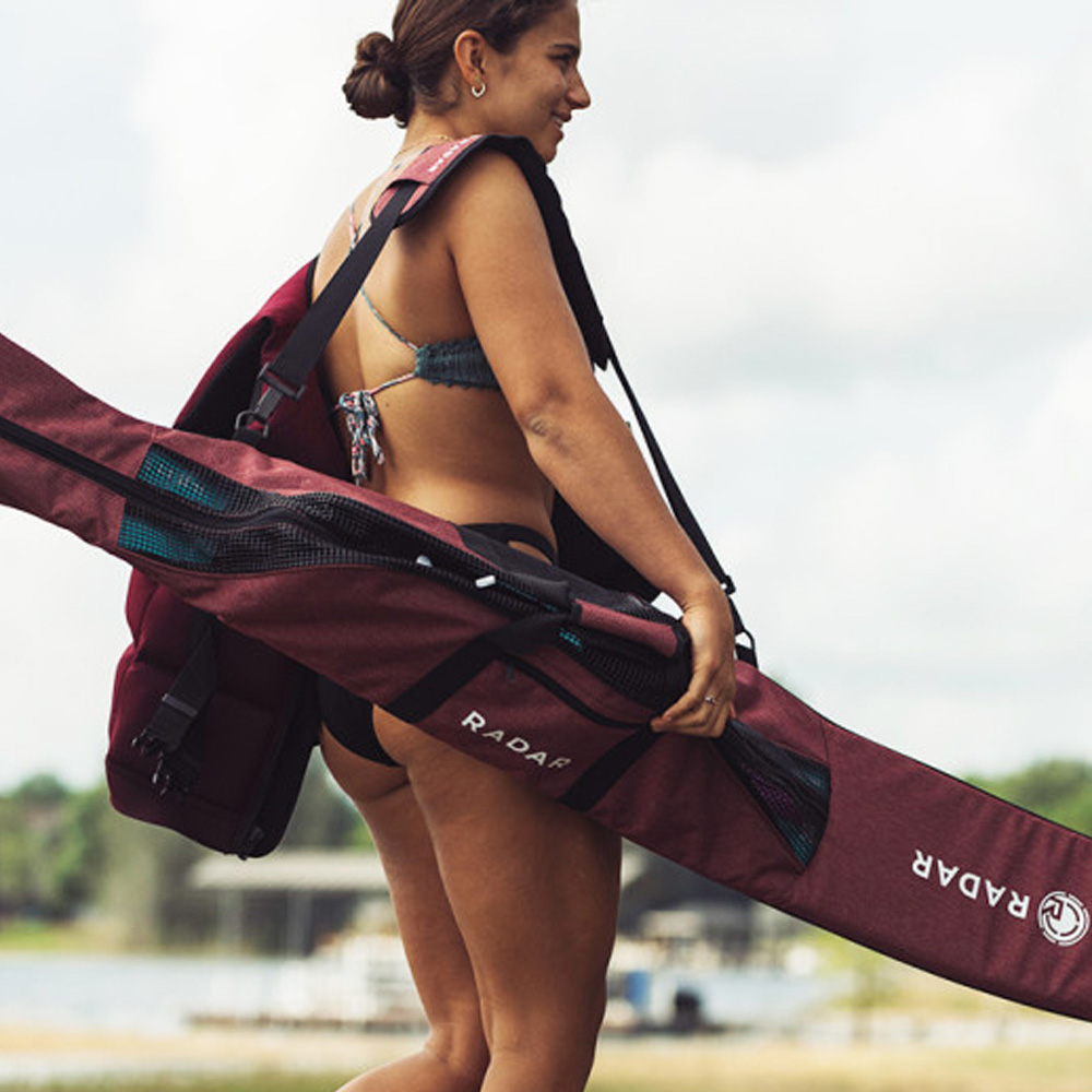 Radar slalom ski tas gevoerd 63-67 inch roze 6