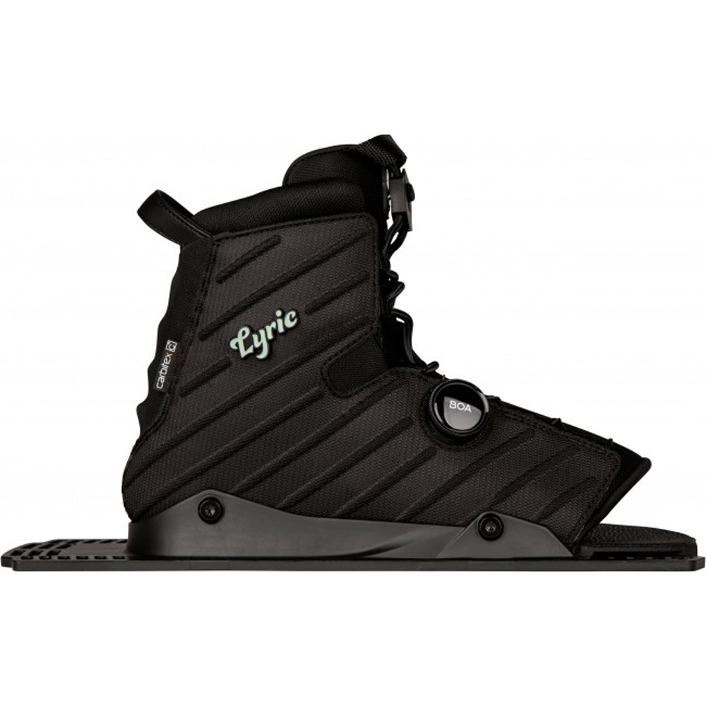 Lyric BOA slalom ski binding rear feather frame
