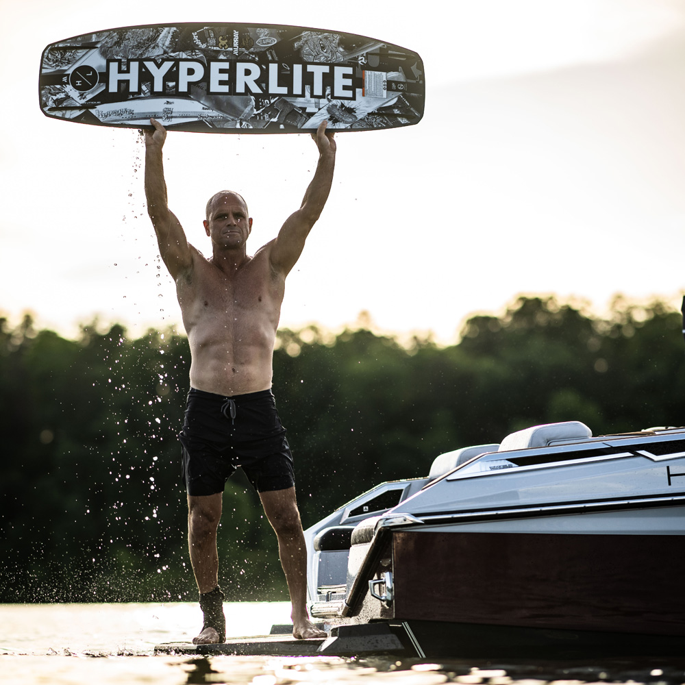 Hyperlite Murray wakeboard 139 cm met Formula bindingen 10