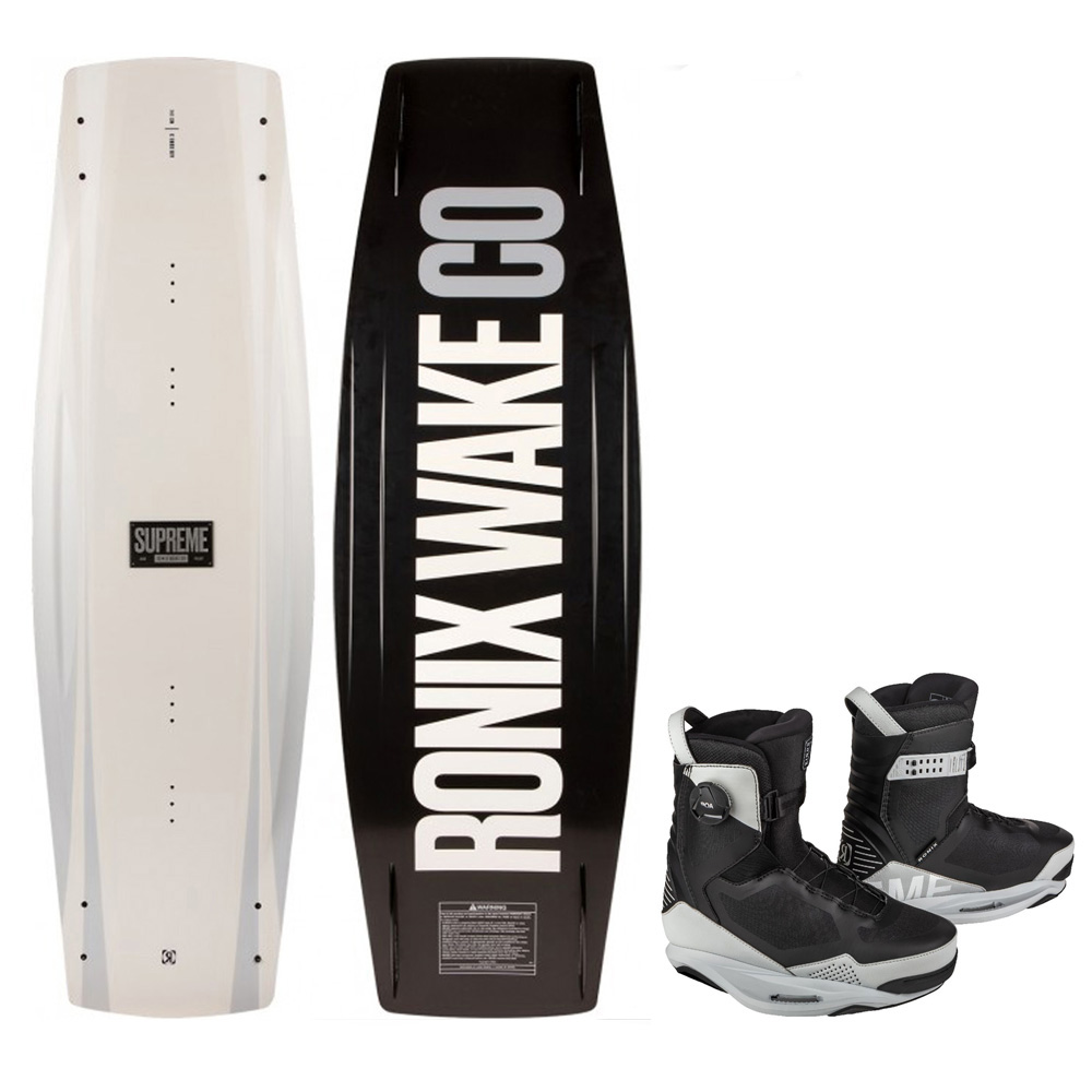 Ronix Supreme wakeboard set 141 cm met Supreme BOA bindingen foto 1