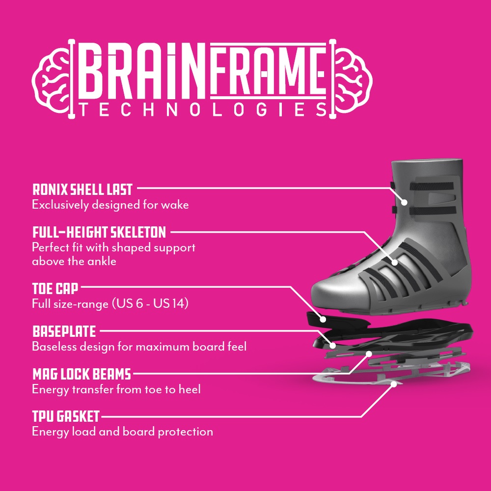 Ronix Supreme wakeboard set 141 cm met Supreme BOA bindingen 12