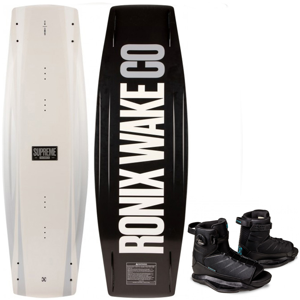 Ronix Supreme wakeboard set 141 cm met Anthem BOA bindingen foto 1
