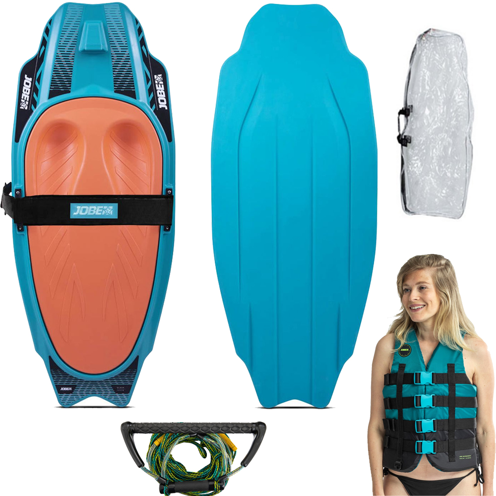 Jobe Slash kneeboard pakket teal deluxe 1