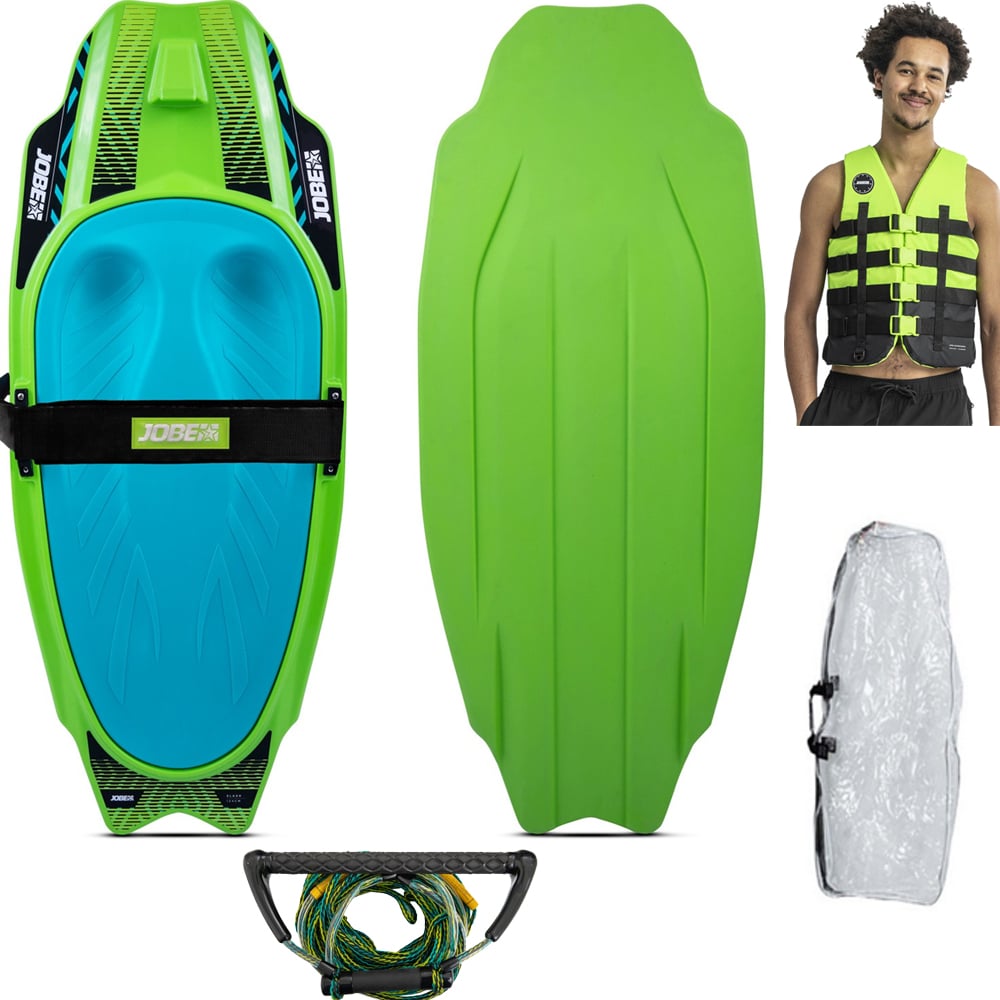 Jobe Slash kneeboard pakket lime deluxe 1