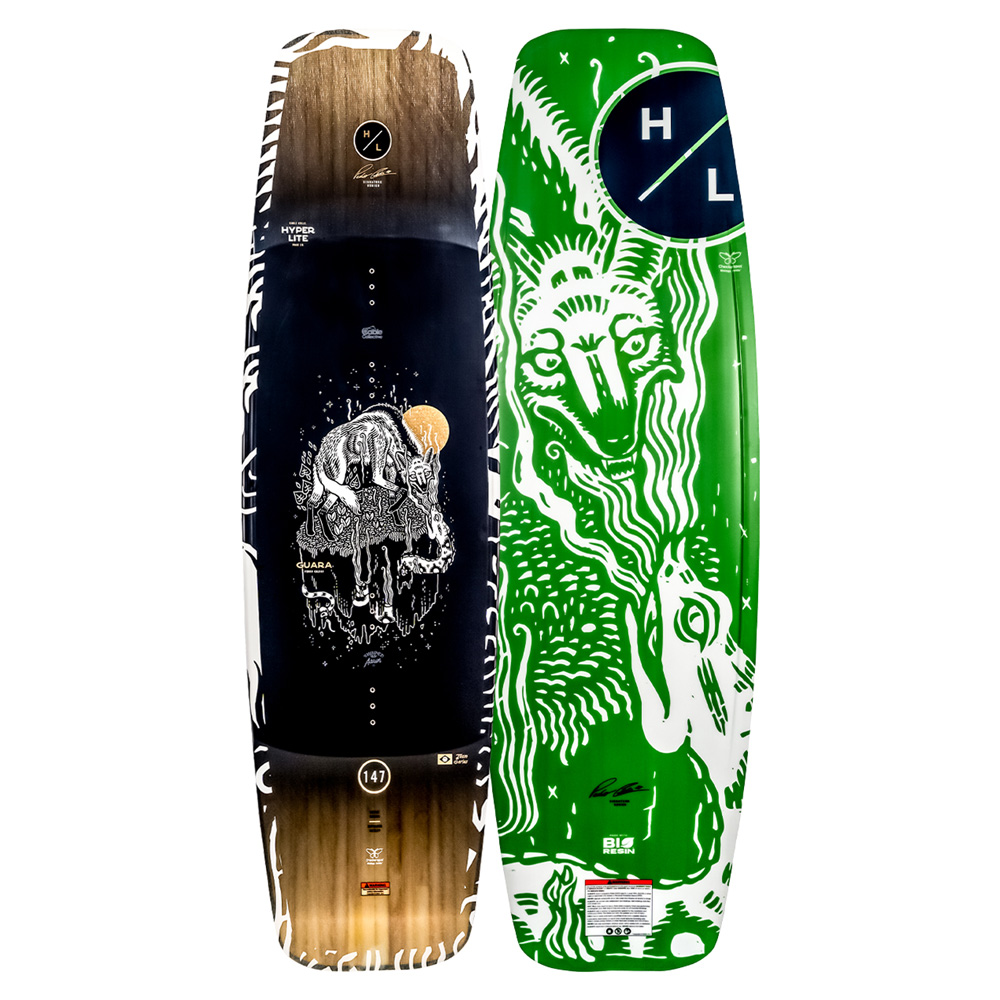 Guara wakeboard set 147 cm met Zero2 bindingen
