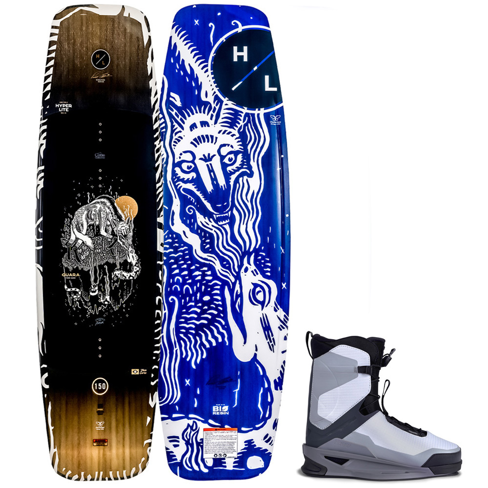 Guara wakeboard set 150 cm met Zero2 bindingen