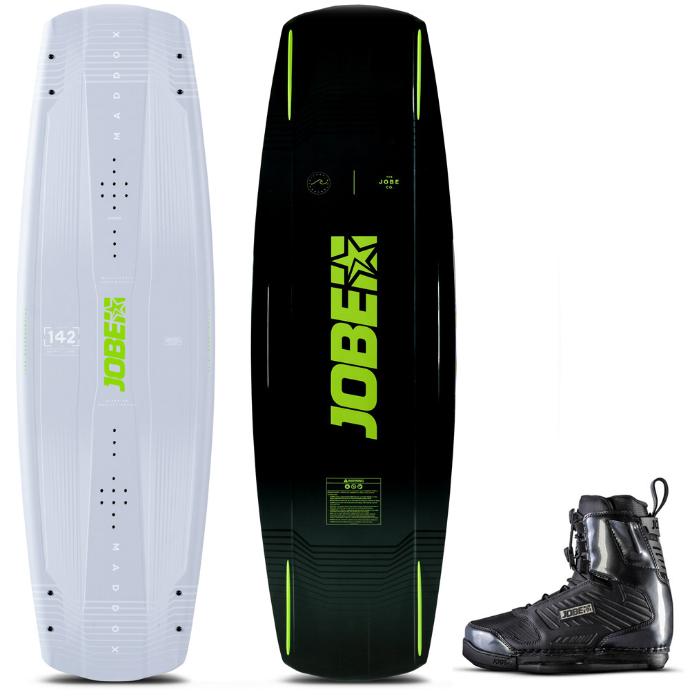 Maddox wakeboard 138 cm en Nitro bindingen set