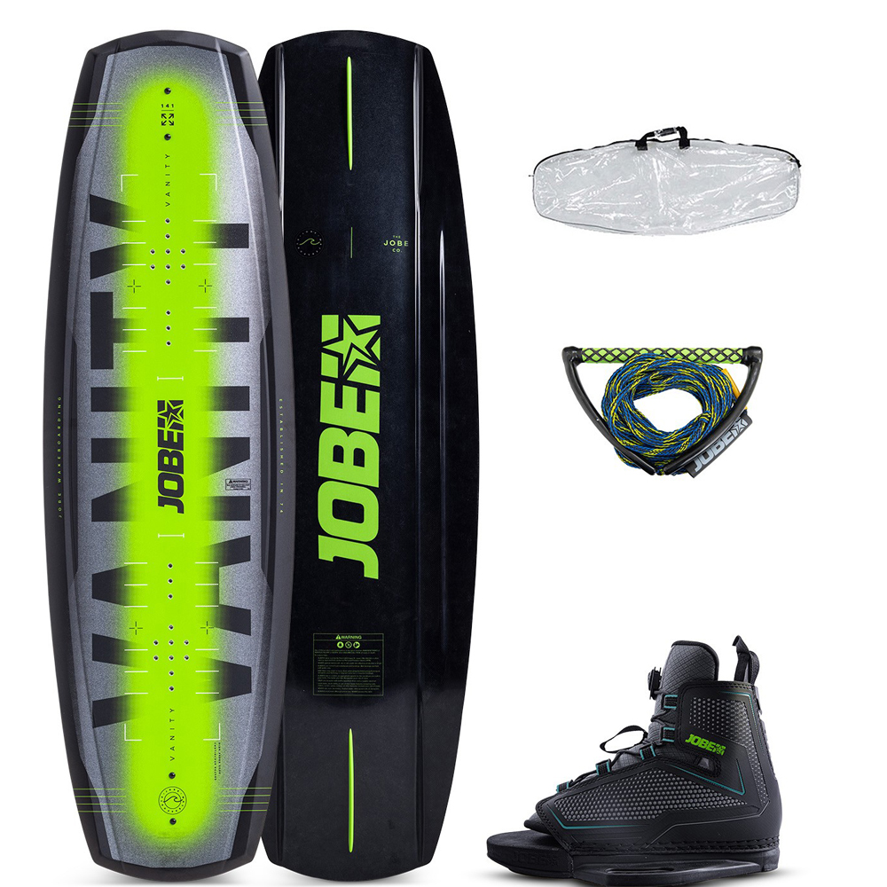 Jobe Vanity wakeboardset 131 cm  met Maze wakeboardbindingen foto 1