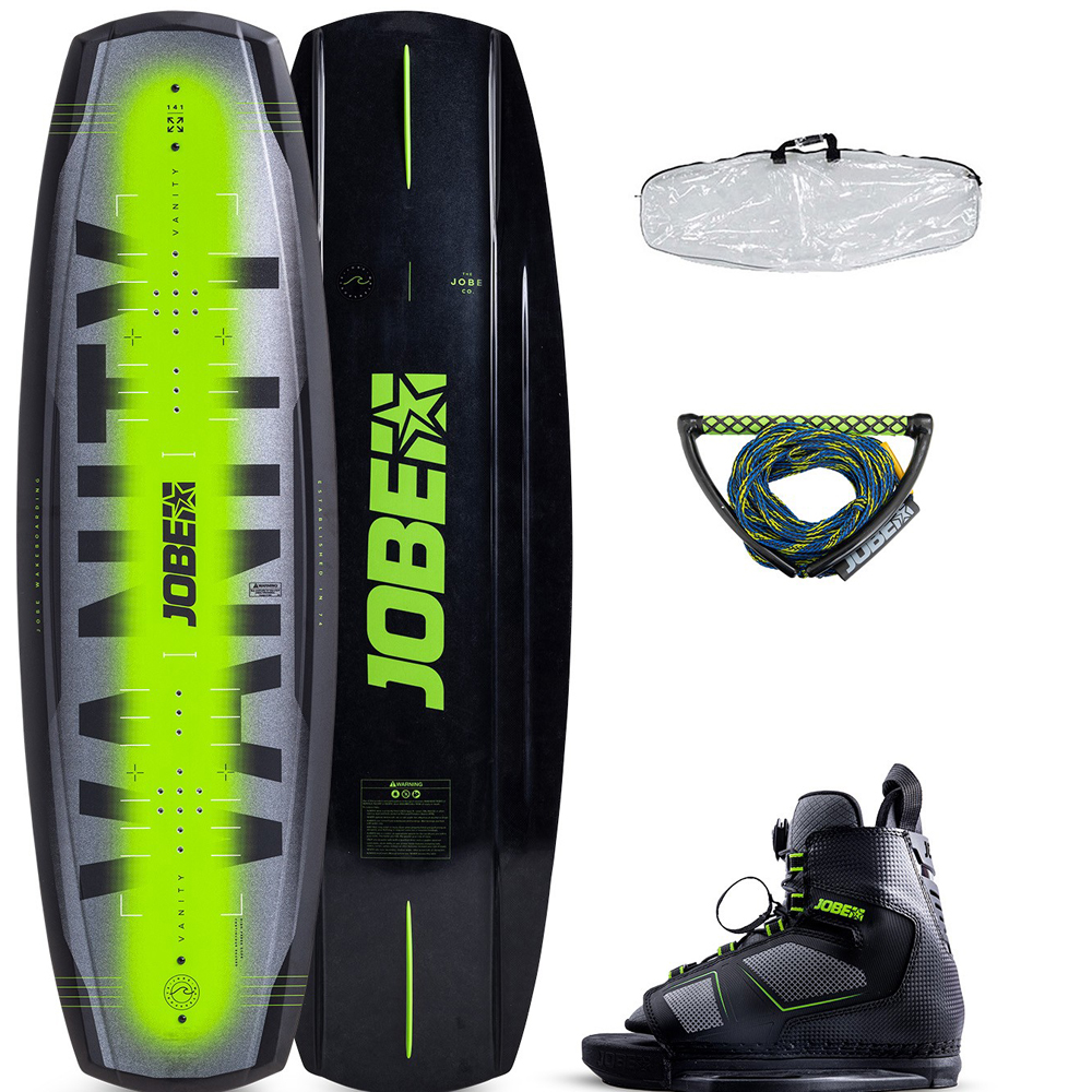 Jobe Vanity wakeboardset 131 cm  met Unit wakeboardbindingen foto 1