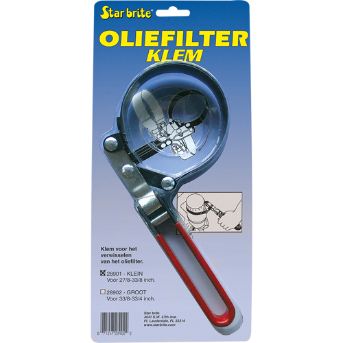 Starbrite oliefilterklem klein 27 8 33 8 inch foto 1