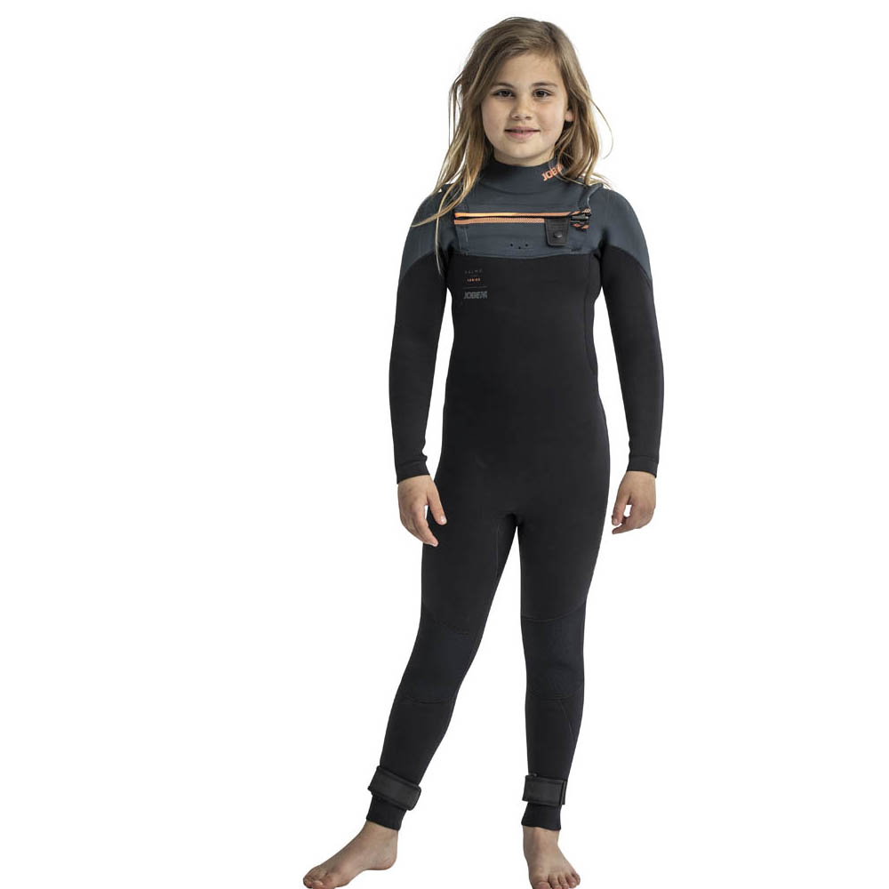 Malmo 5/3mm wetsuit Kids grijs/oranje