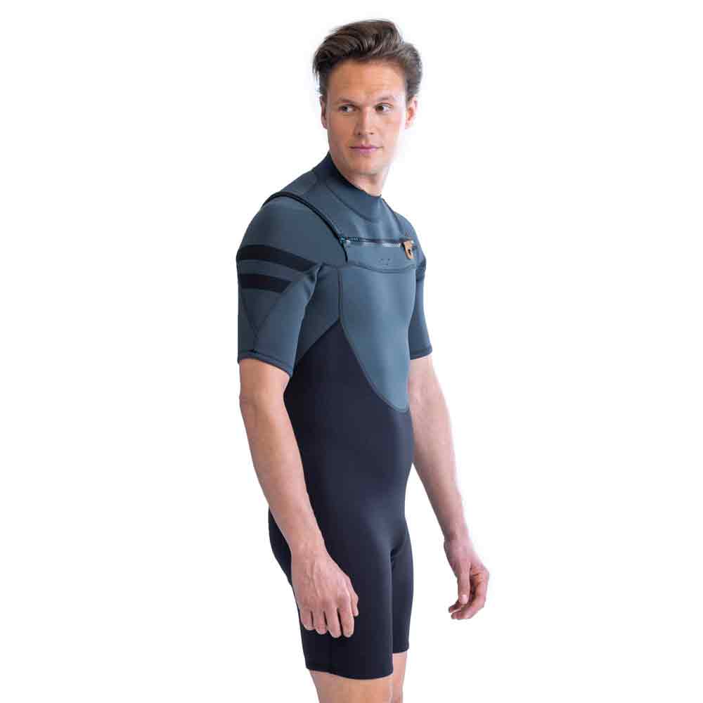 Jobe Perth Shorty Chestzip 3|2MM wetsuit heren grijs 3